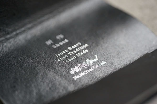 No,No,Yes! -shosa- Limited Card Case (Bridle Black x Matt Film)