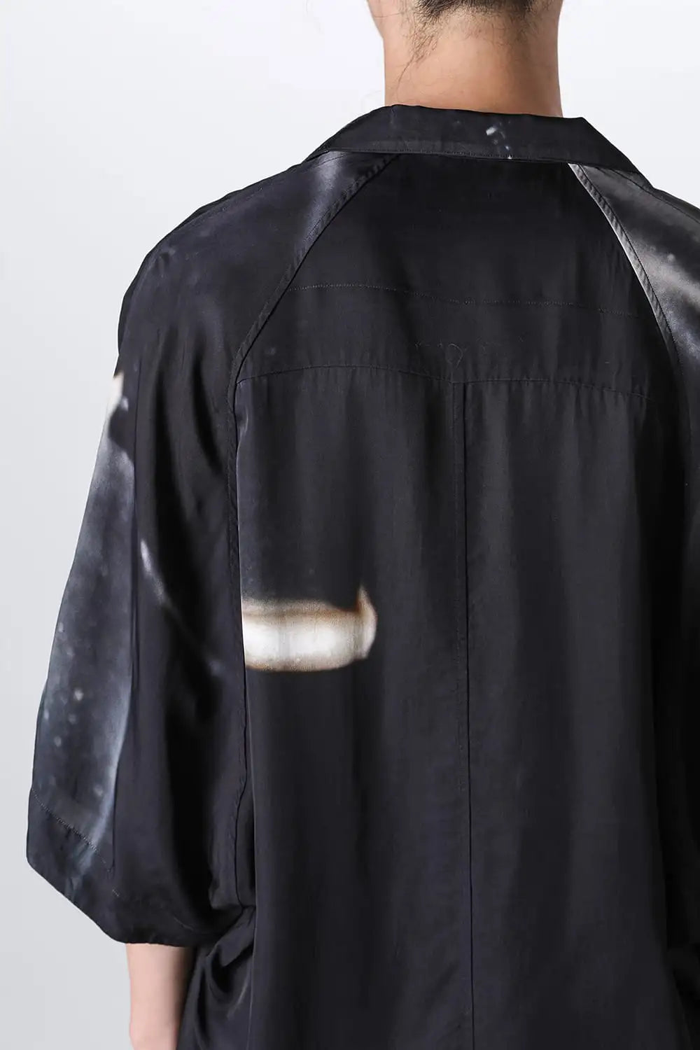 Printed Rayon Twill Short Sleeve Shirt