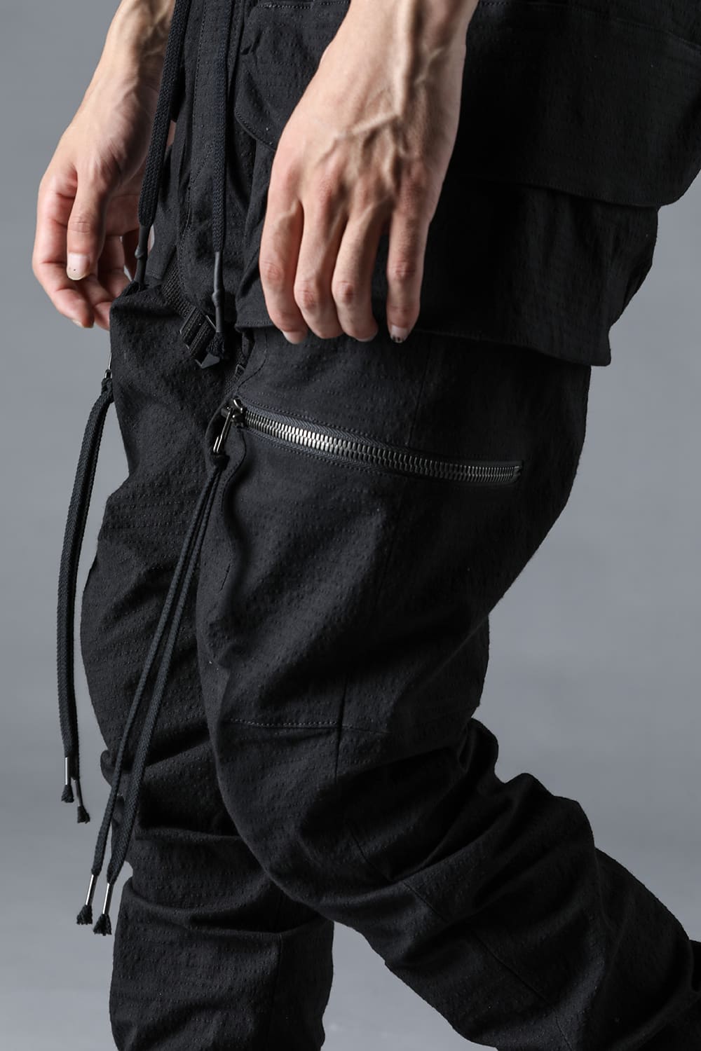 Cotton Stretch Ripstop Hanging Pocket Slim Jogger Pants