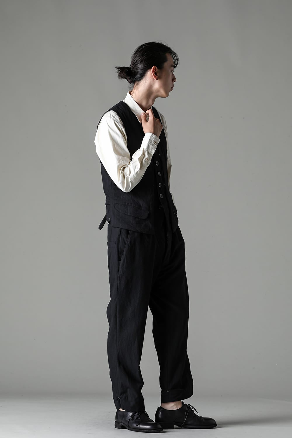 New Silhouette Trousers Stripe Serge Wool DRIFTER( ST ver.)