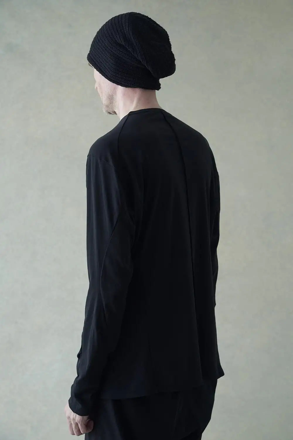 ロングスリーブハイゲージジャージー Black