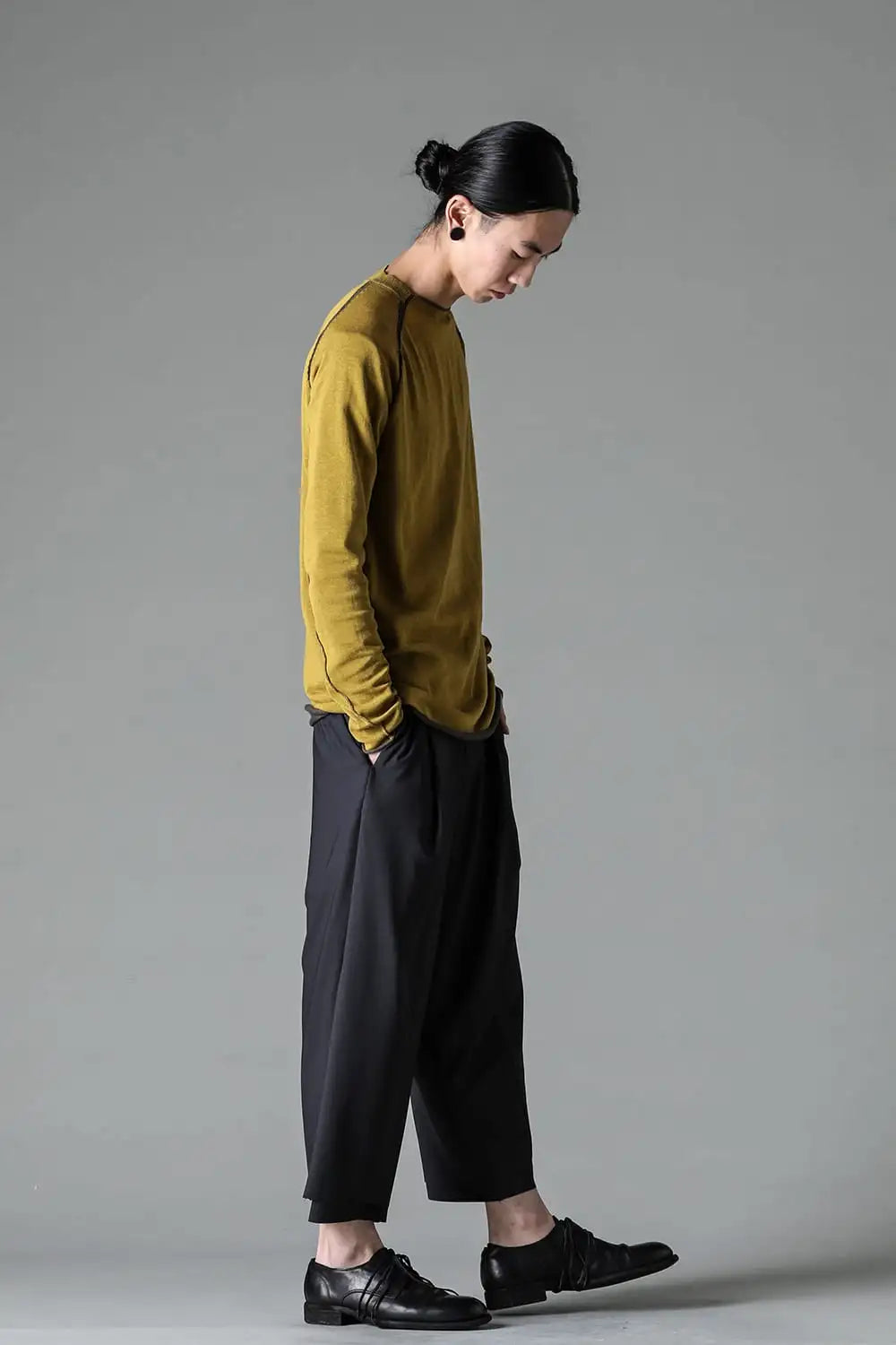 ロングスリーブハイツイストコットン Yellow