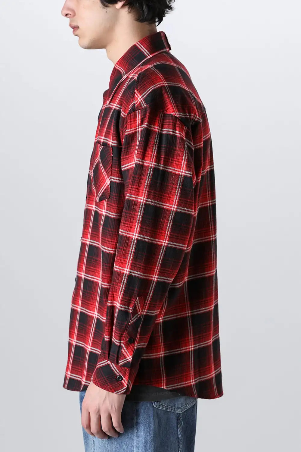 ドッキングシャツ レッド