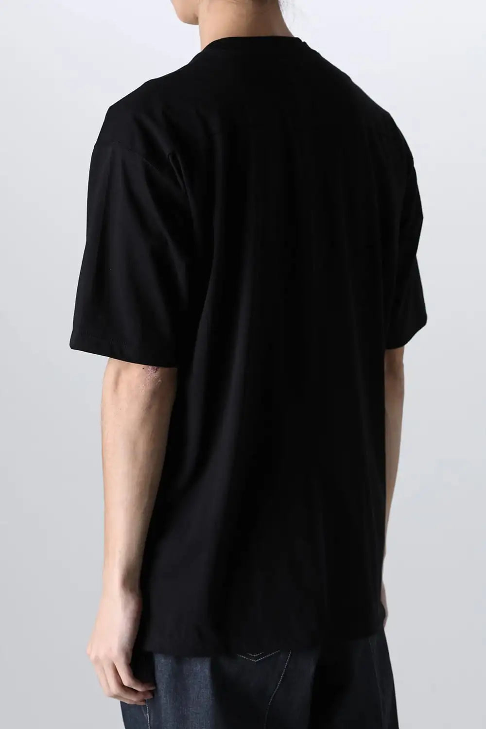 Cotton Jersey Pocket T-shirt  Black