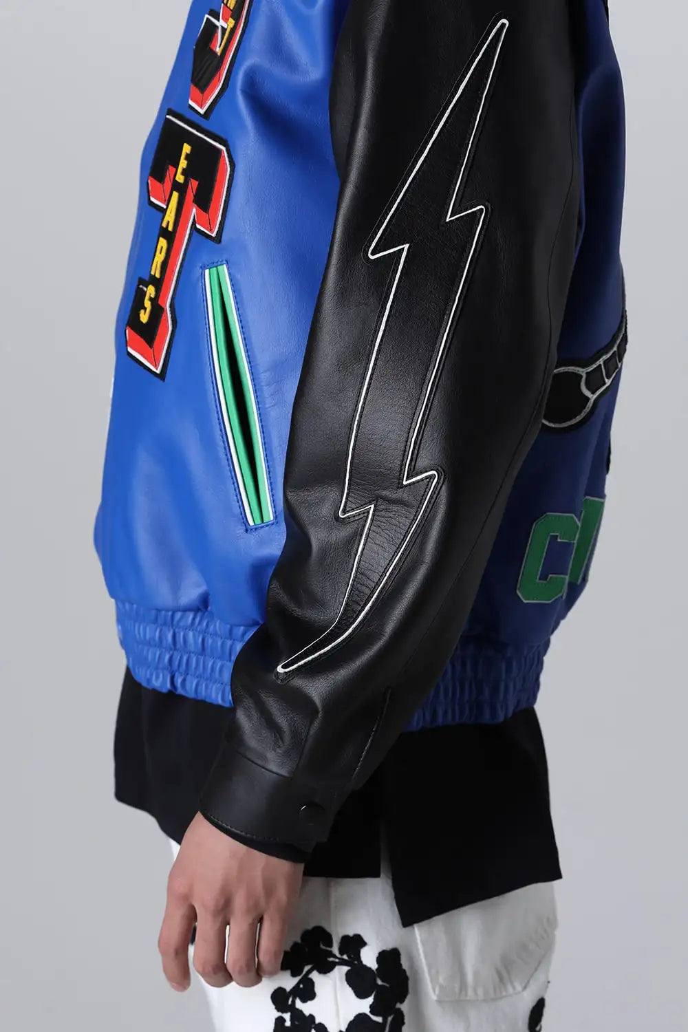 DENIM TEARS × SAINT Mxxxxxx HOLY GRAIL Varsity Jacket