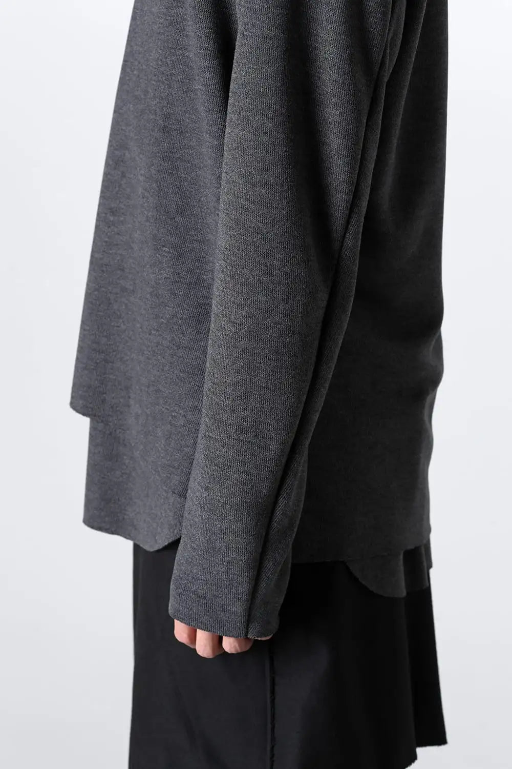 Separated Knit (Vest & 2 Shoulder L/S) D.Gray
