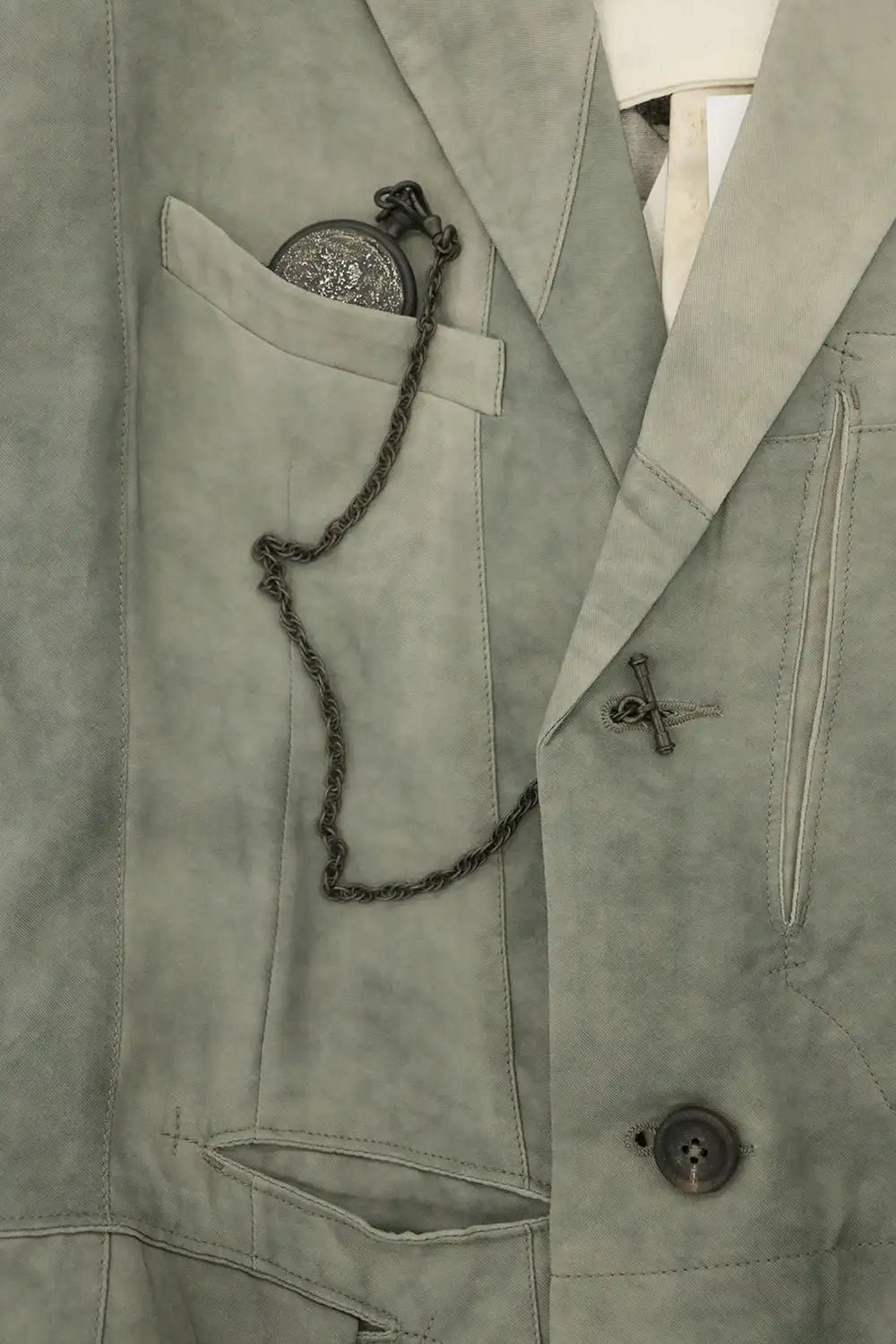 Meteoritic Texture Pocket Watch Style Pendent 05