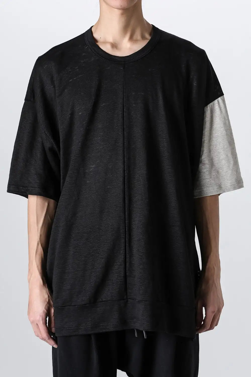 Layered Short Sleeve Reversible T-shirt