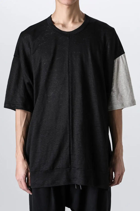 Layered Short Sleeve Reversible T-shirt