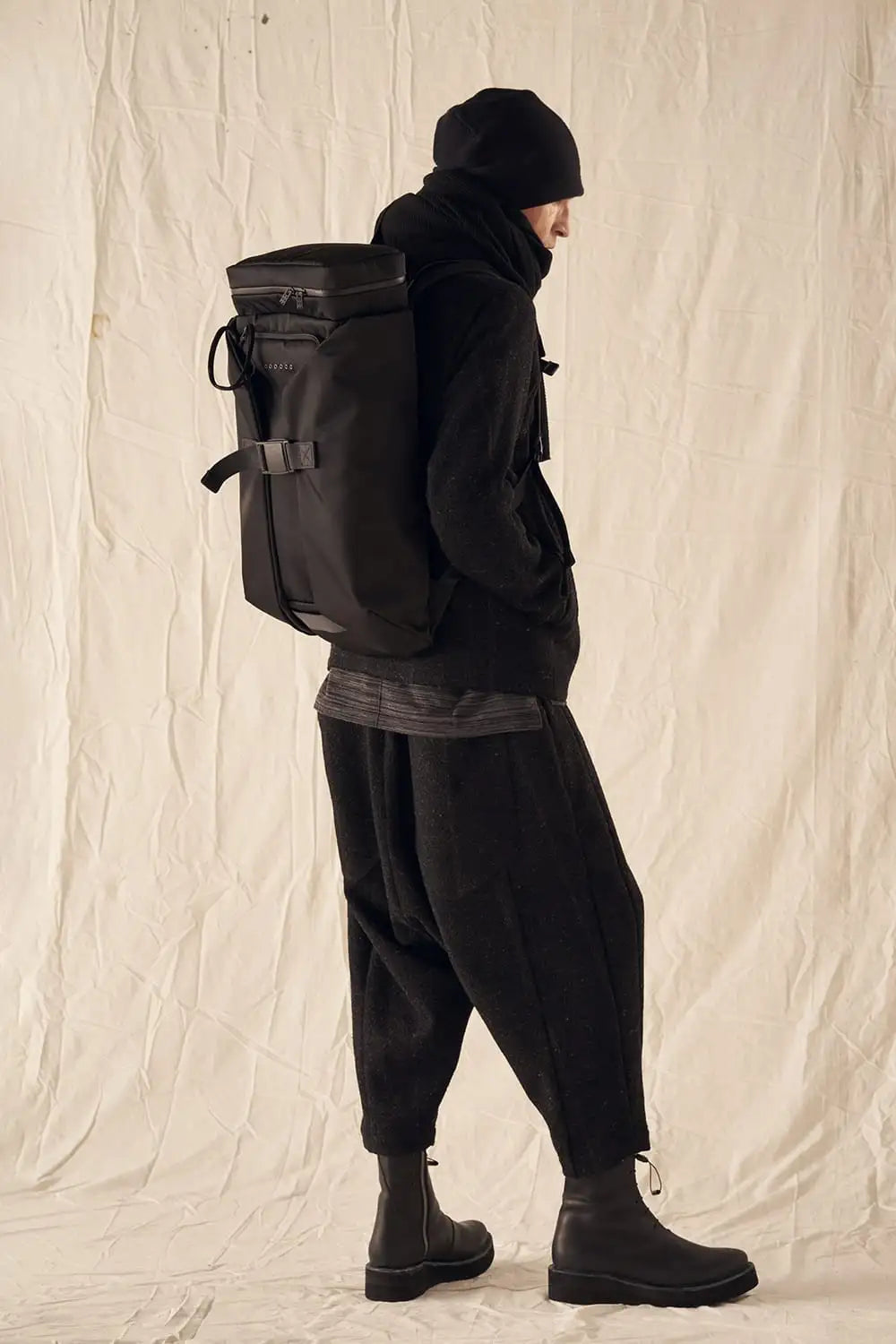 Relaxed pants Shetland wool