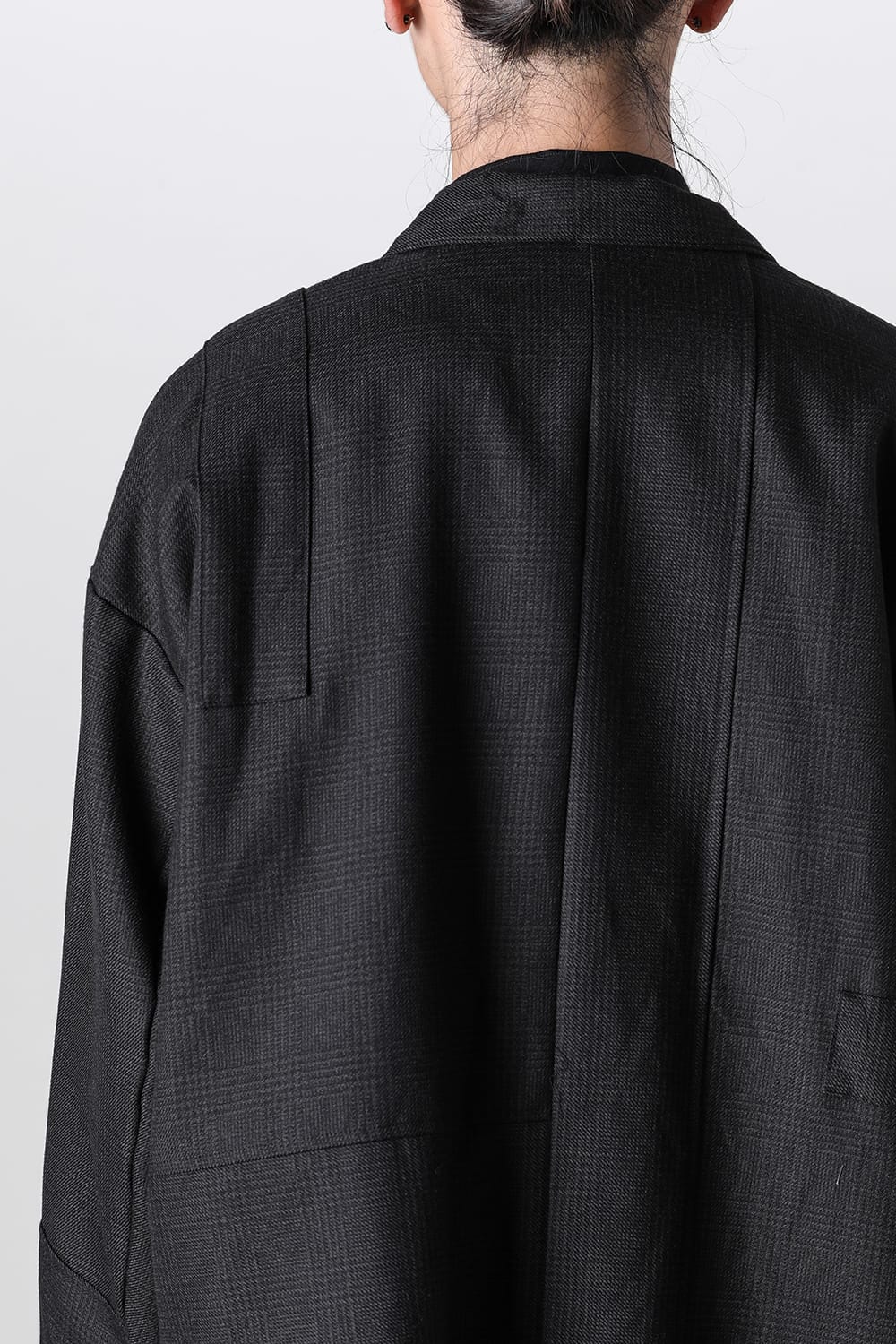 パッチワーク リラックス フィット コート グレン チェック FIGS