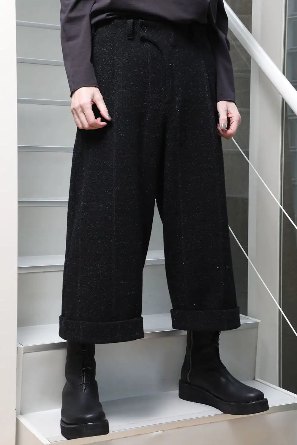 Baggy pants Shetland wool