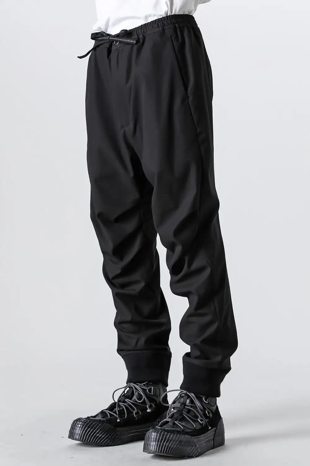 Jogger pants 60/2 cotton gabardine