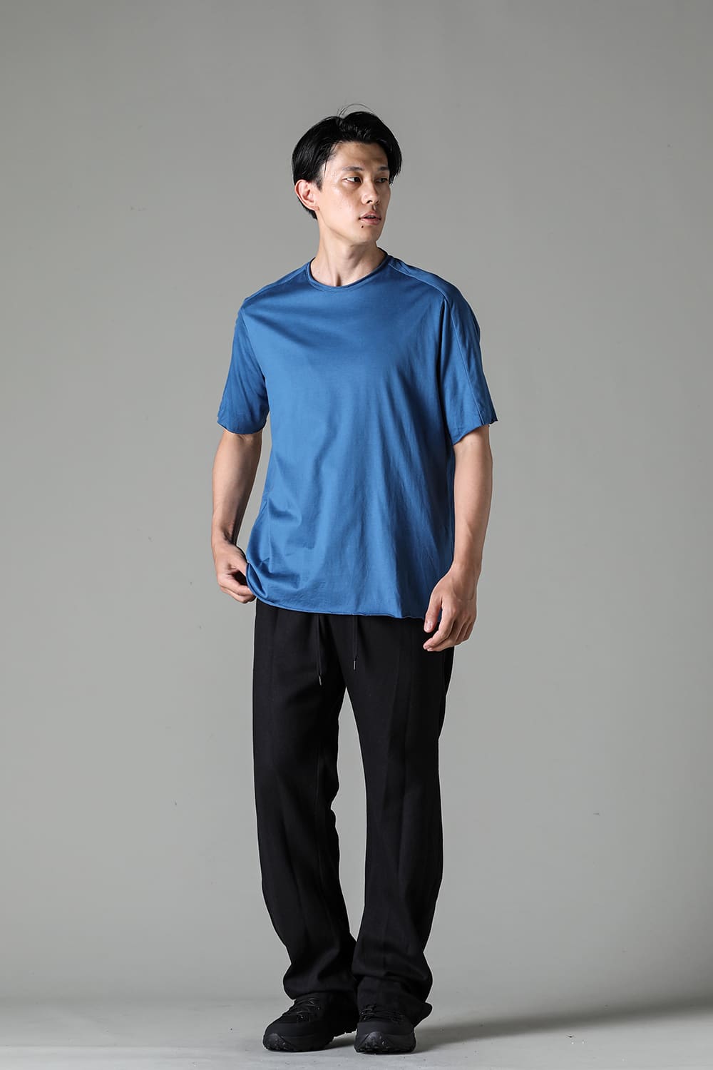 Sea Island cotton Short Sleeve T-shirt Blue