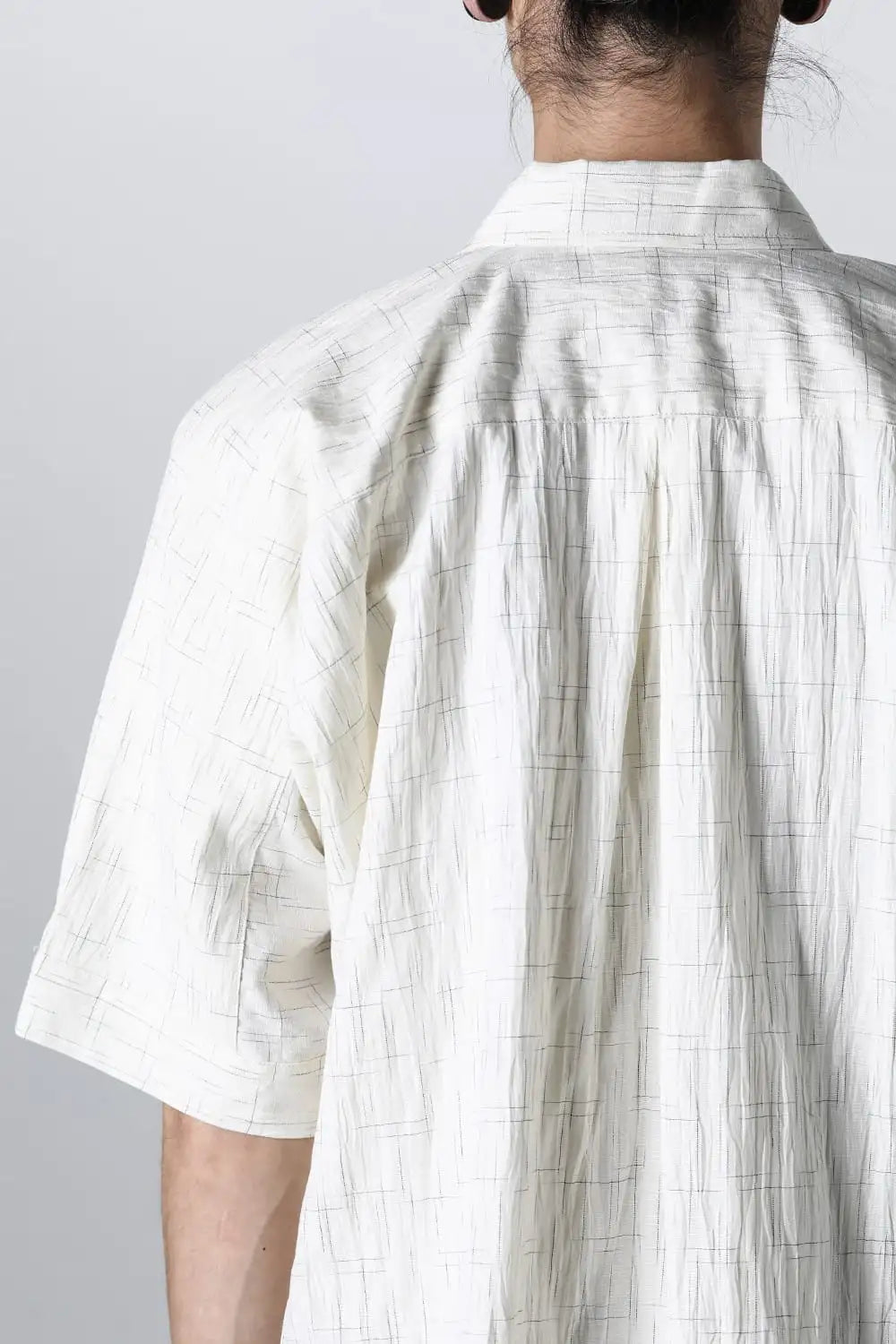 SHORT SLEEVE SHIRT	Fine Kasuri Shirting OFF