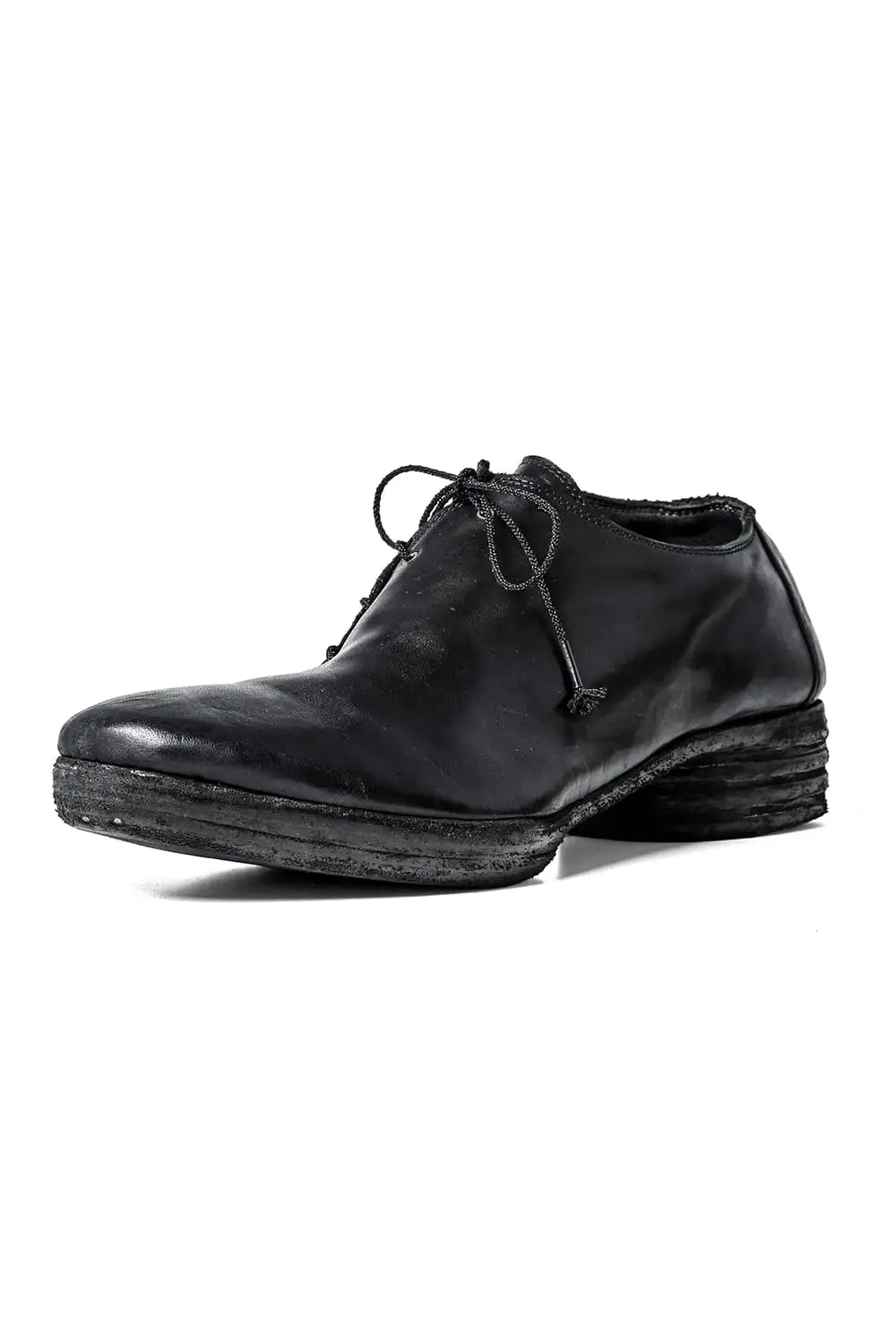 incarnation × DEVOA Shoes Horse leather garment dyed Black