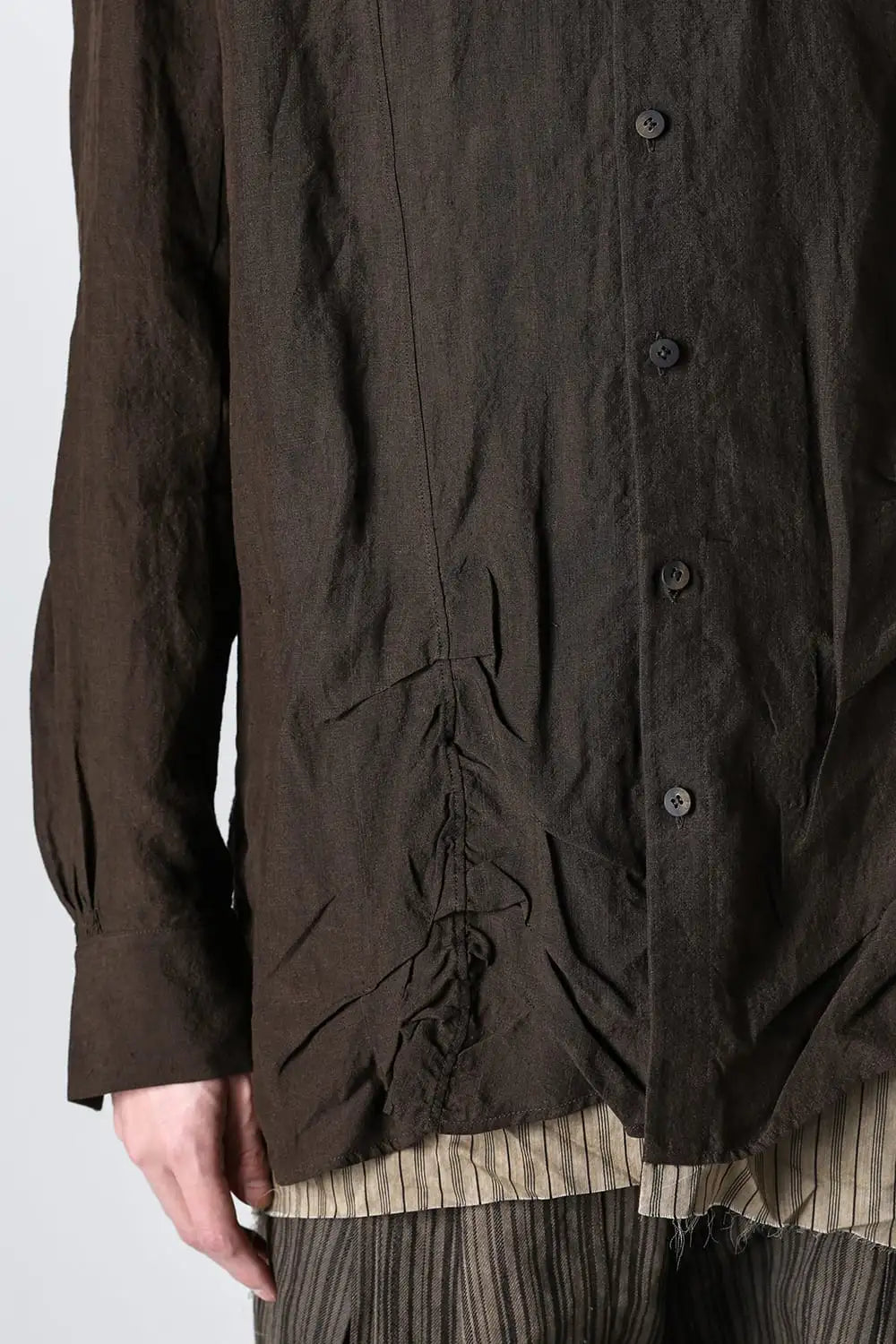 Layered Wrinkled Effect Shirt