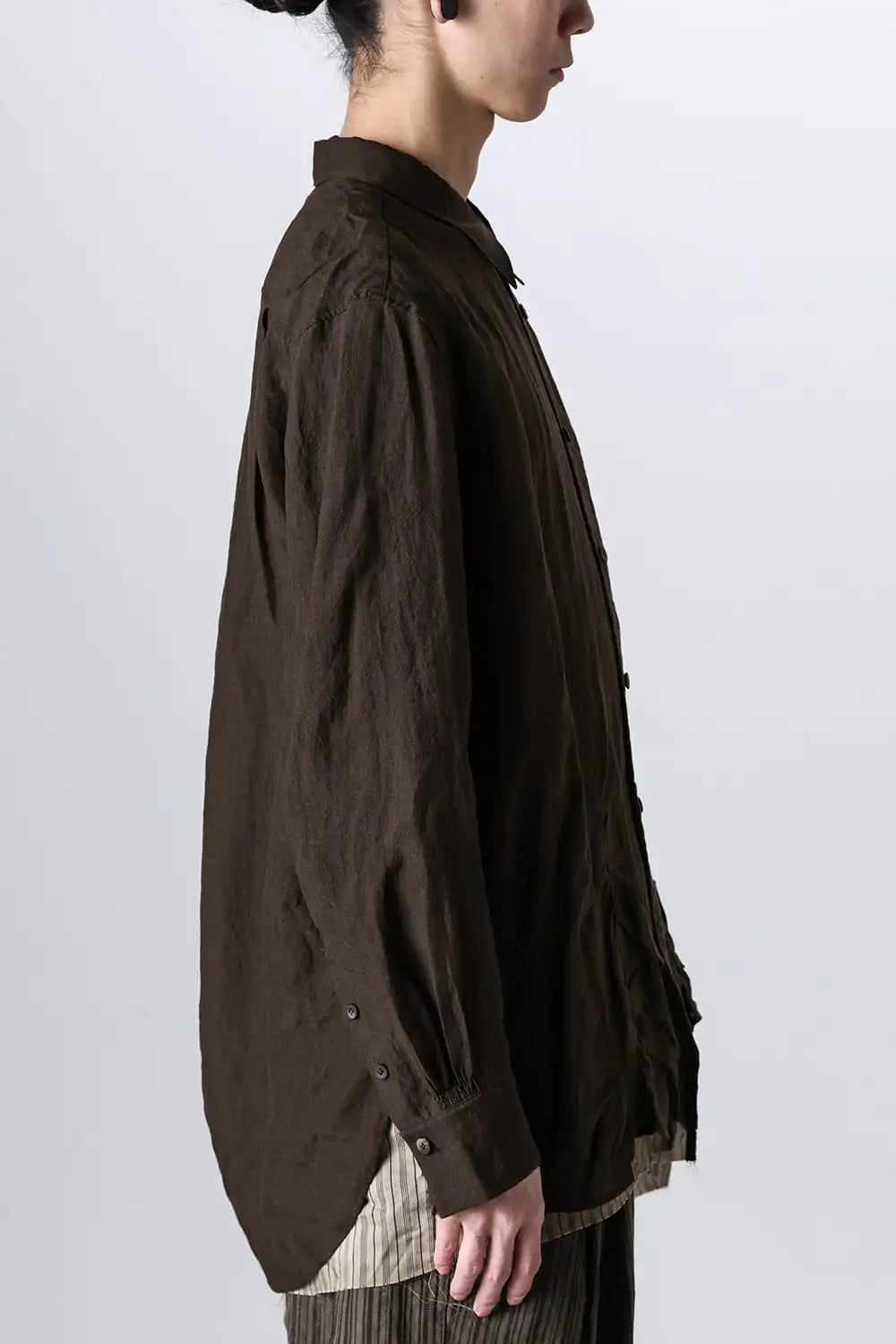 Layered Wrinkled Effect Shirt