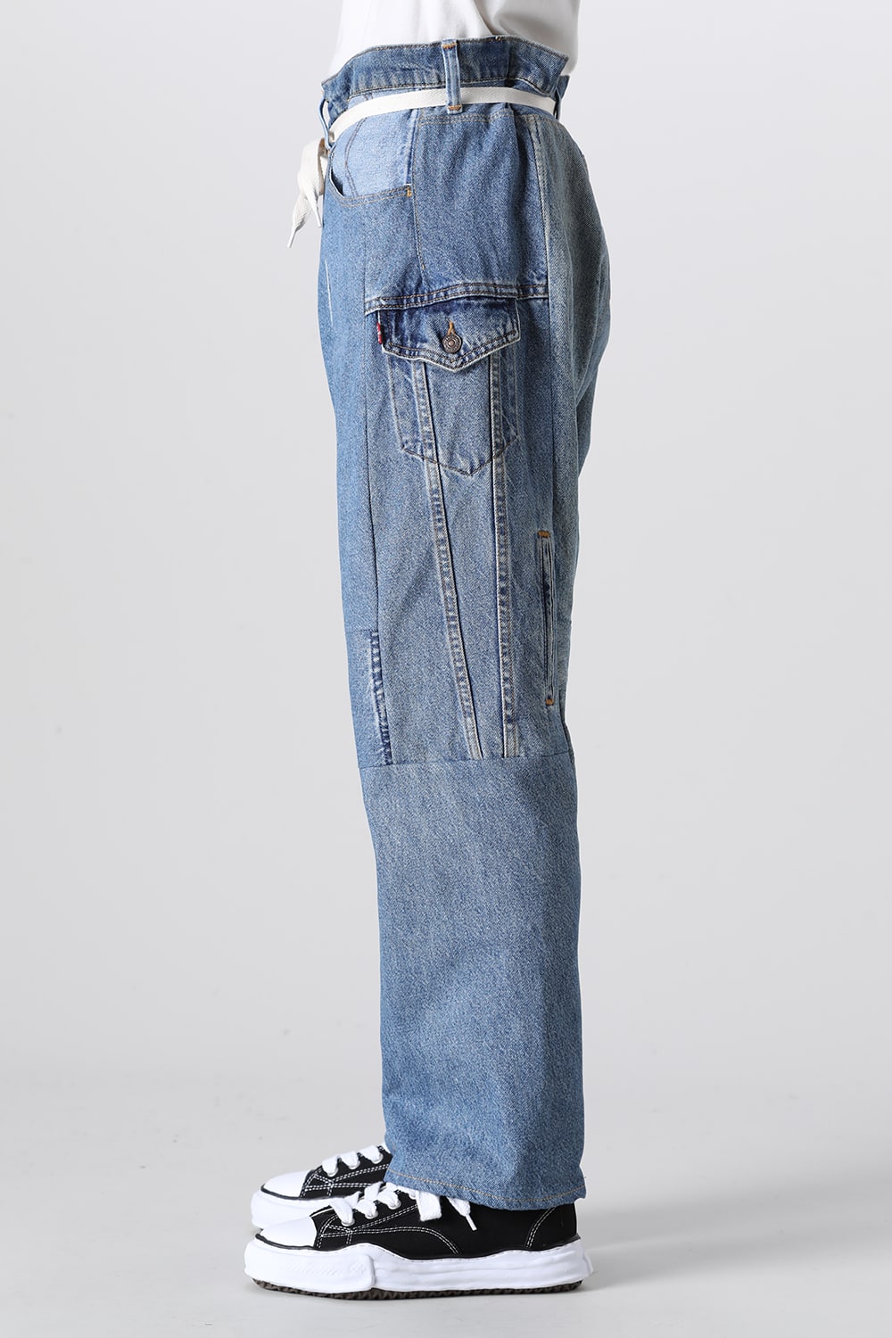 Denim Cargo Pants - L1