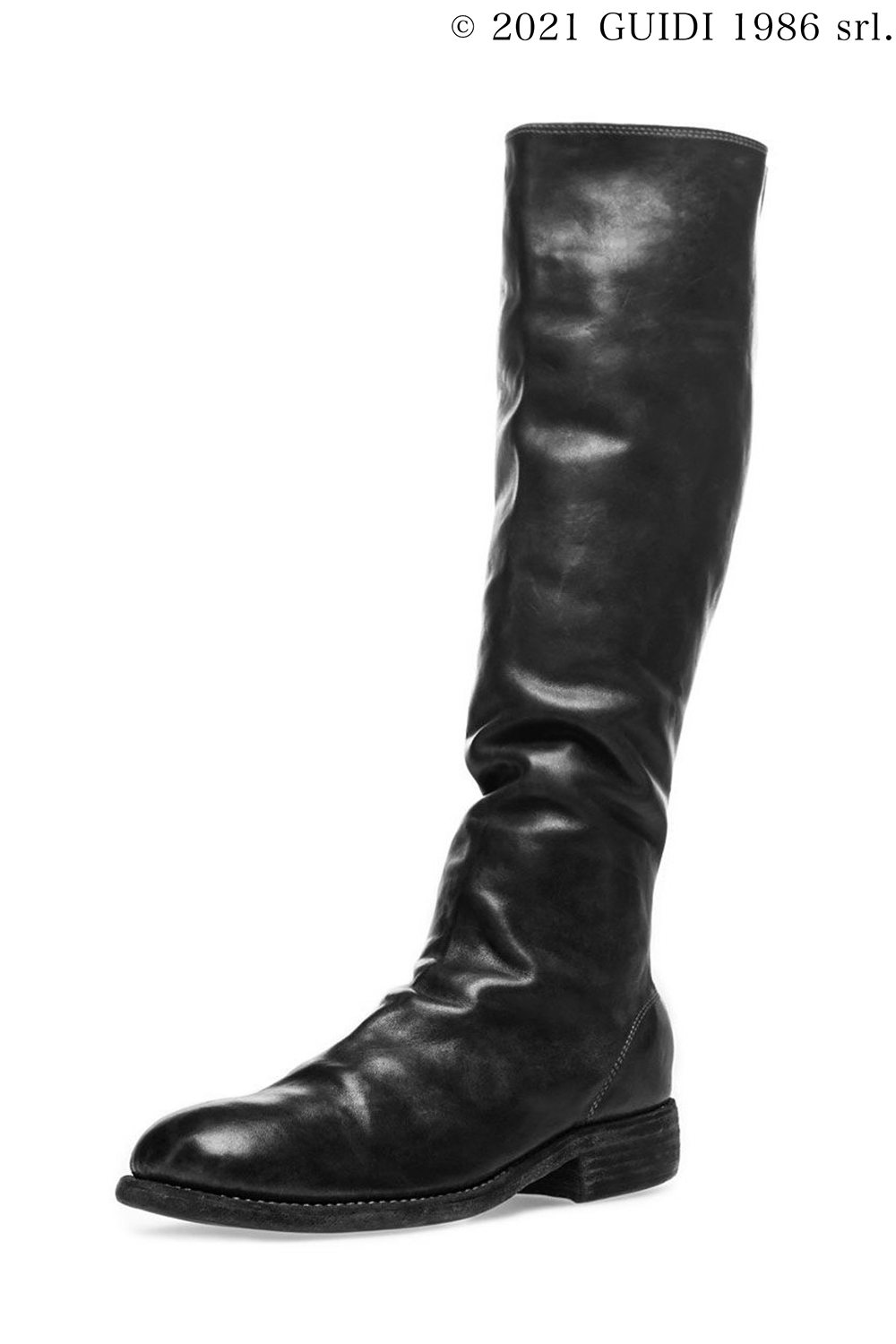 9010 - Back Zip Knee-High Boots