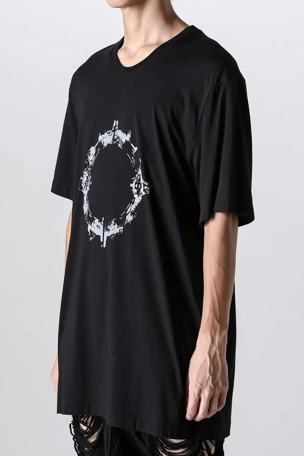 Cotton/Modal Jersey Regular T-shirt Black