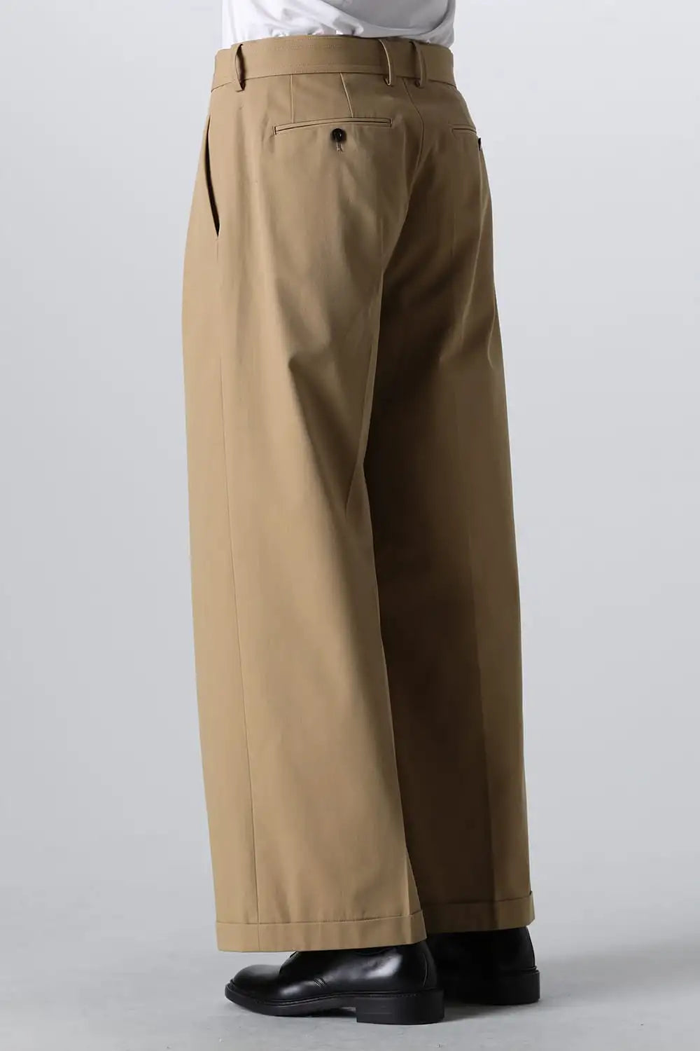 Belted Buggy Trousers  Camel