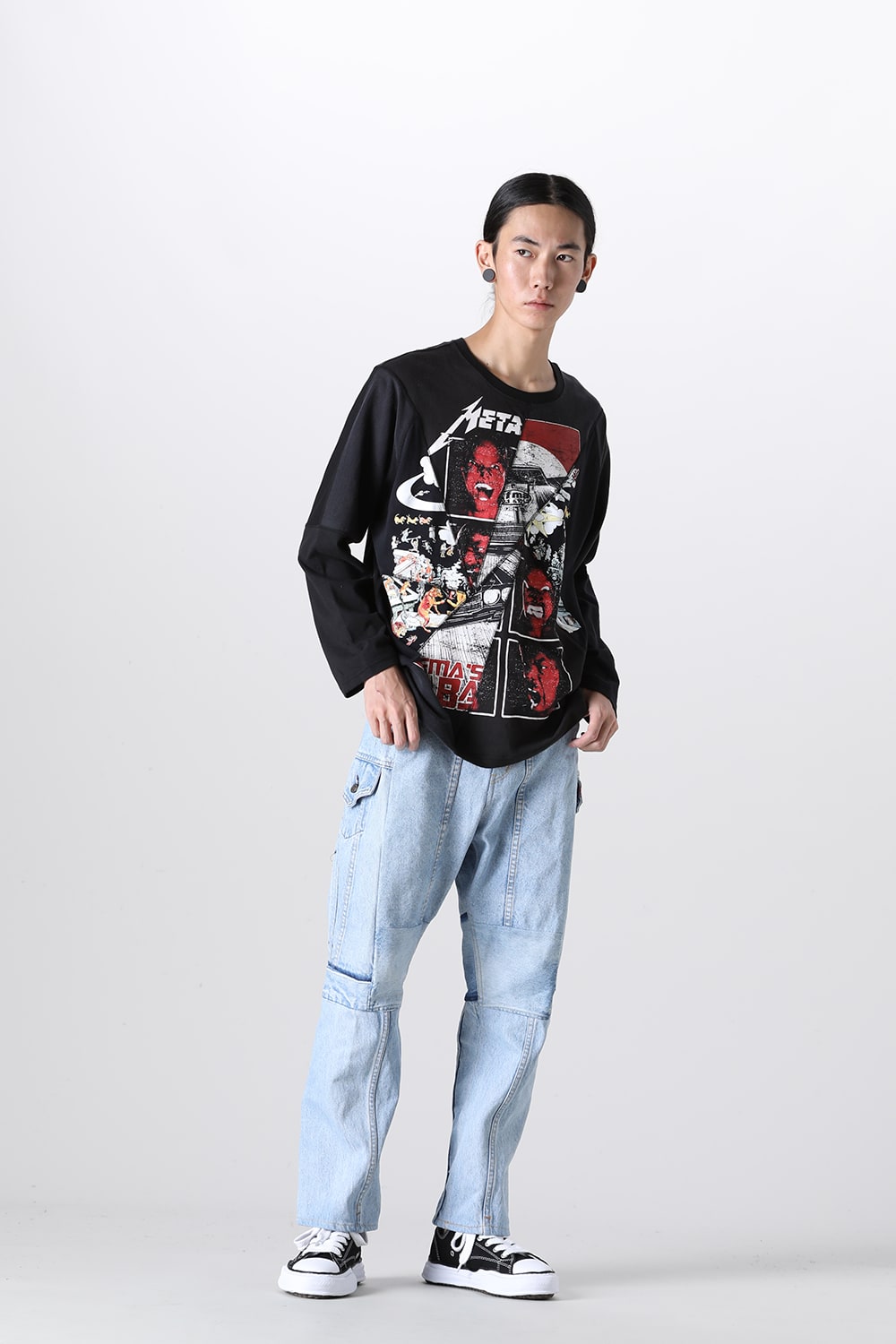 Denim Cargo Pants - M3