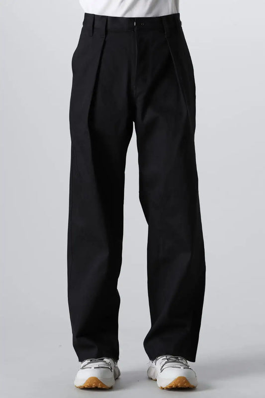 Denim Wide Pants  Black