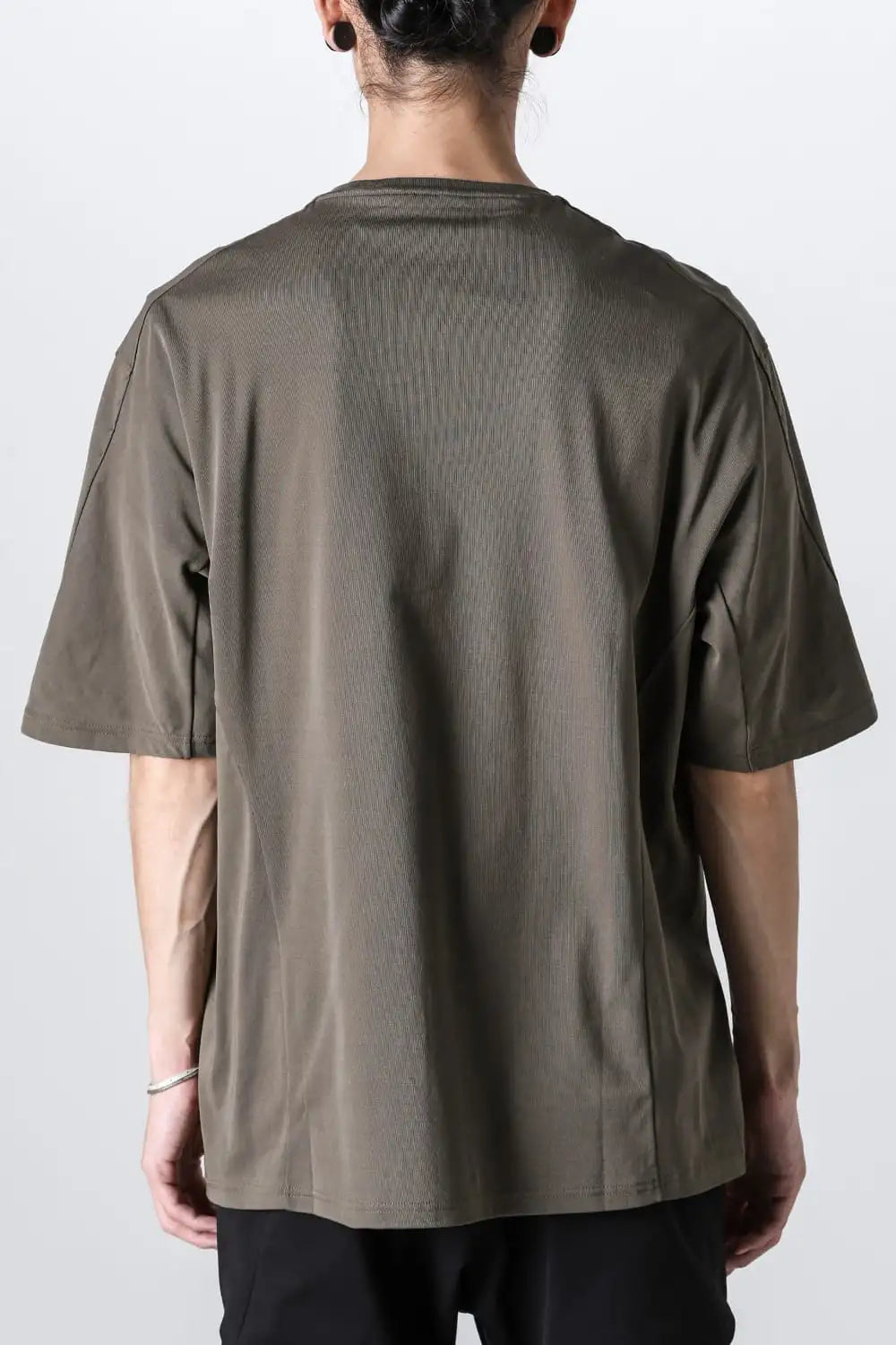 Short sleeve high gauge jersey Olive