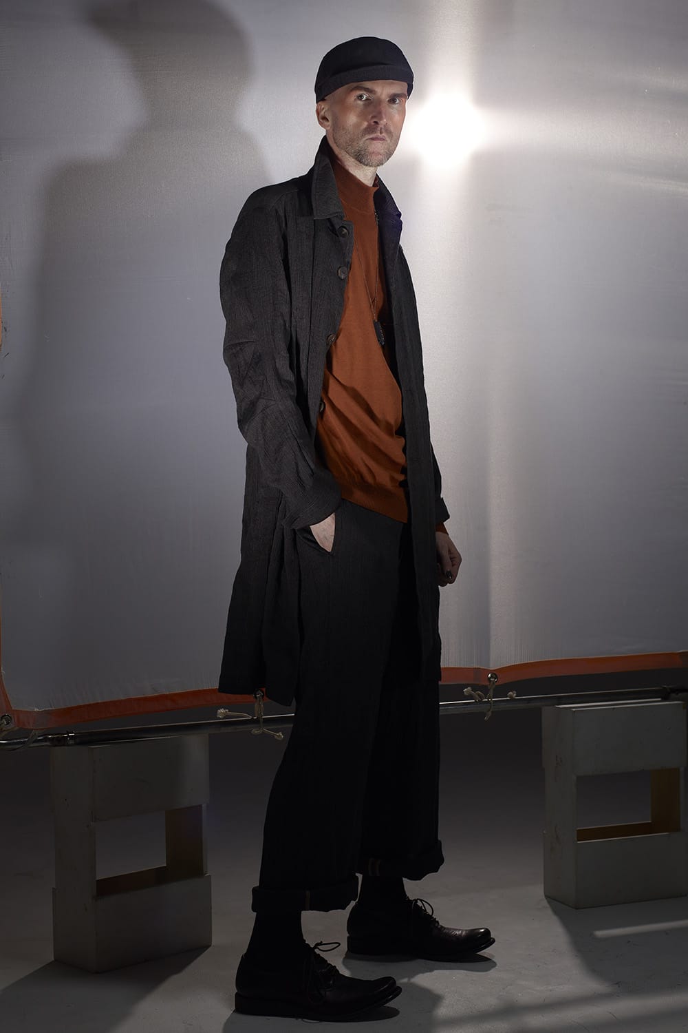 Knit high neck Cotton Hazel