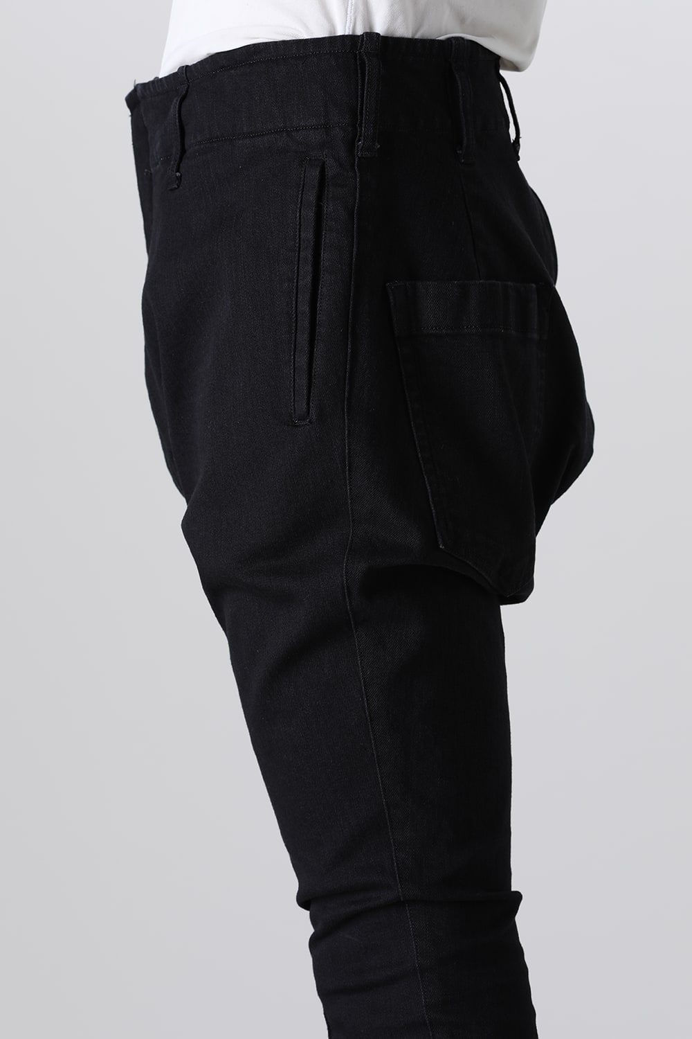 Organic Denim Darts SaruelPants Black