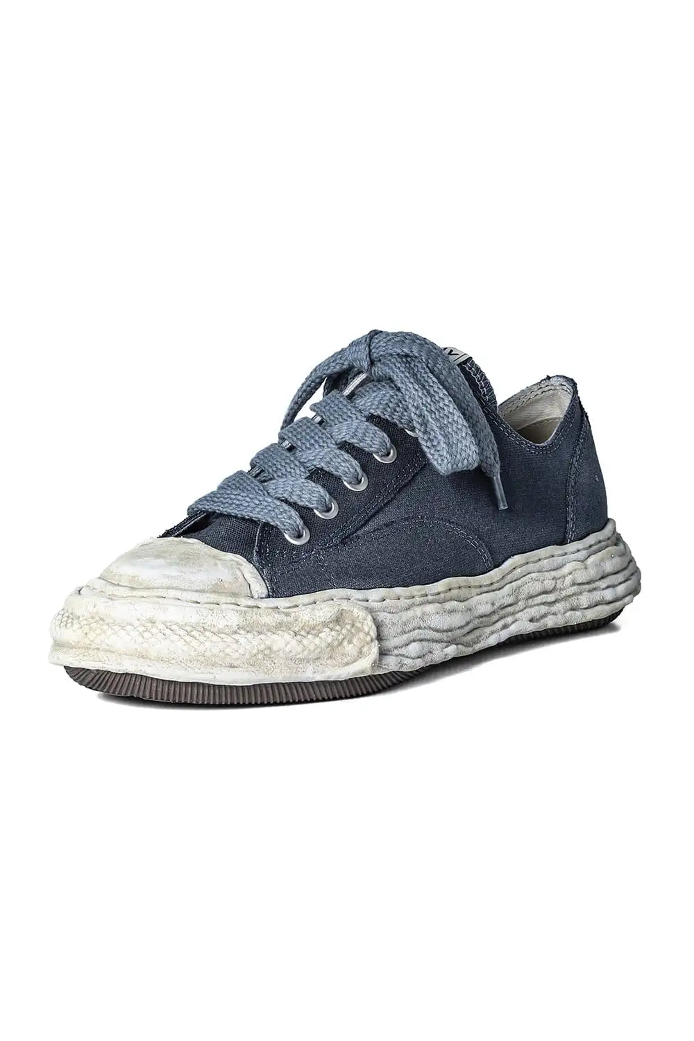 PETERSON 23 canvas garment dye Low-Top sneakers Black