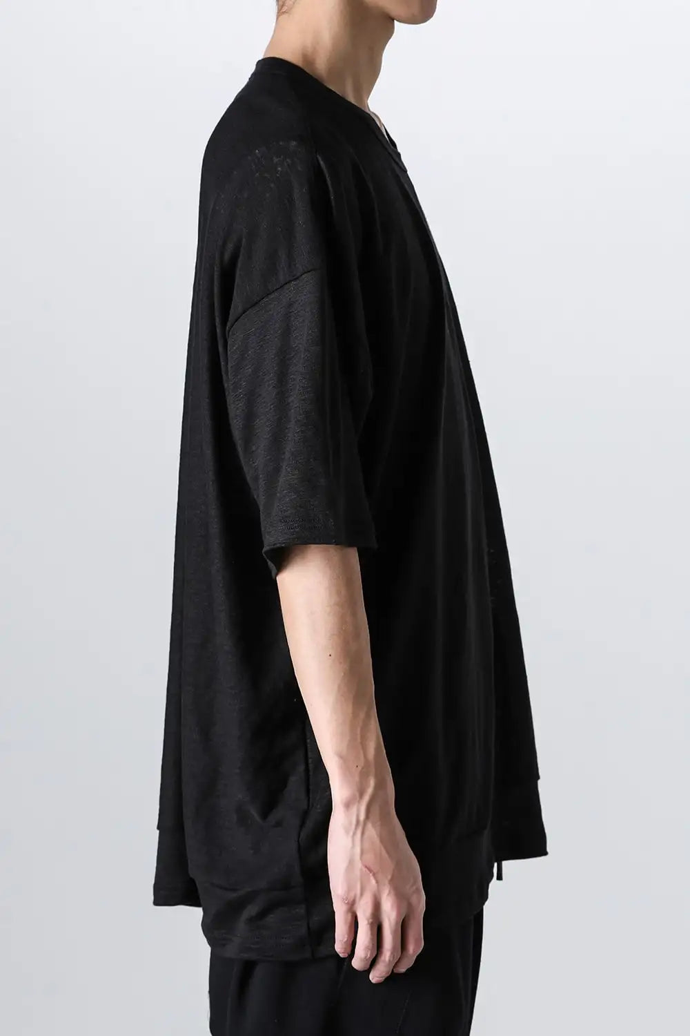 Layered Short Sleeve Reversible T-shirt