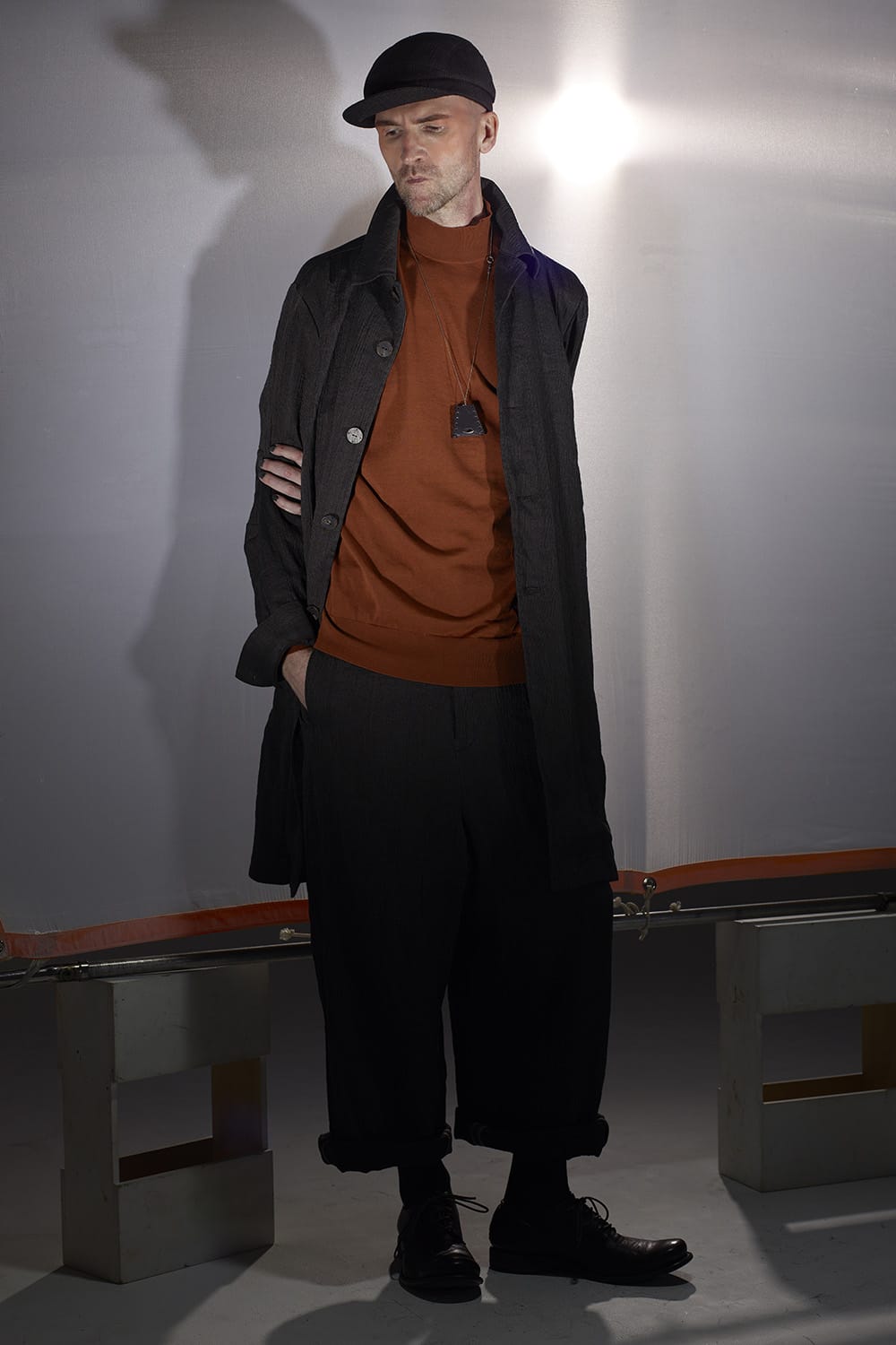 Knit high neck Cotton Hazel