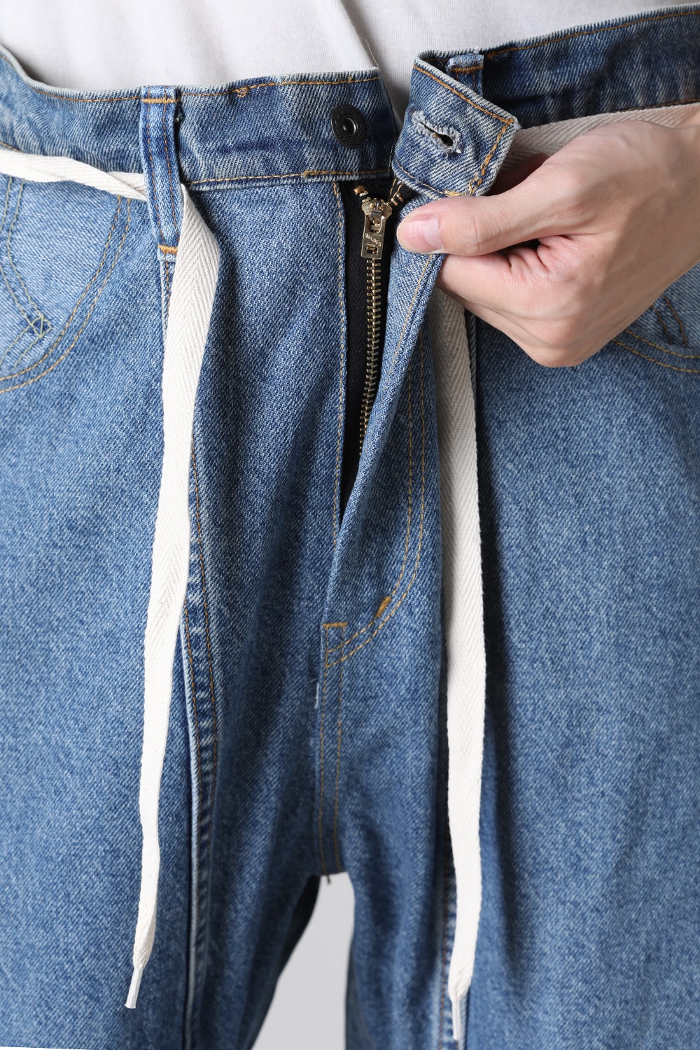 Denim Cargo Pants - L1