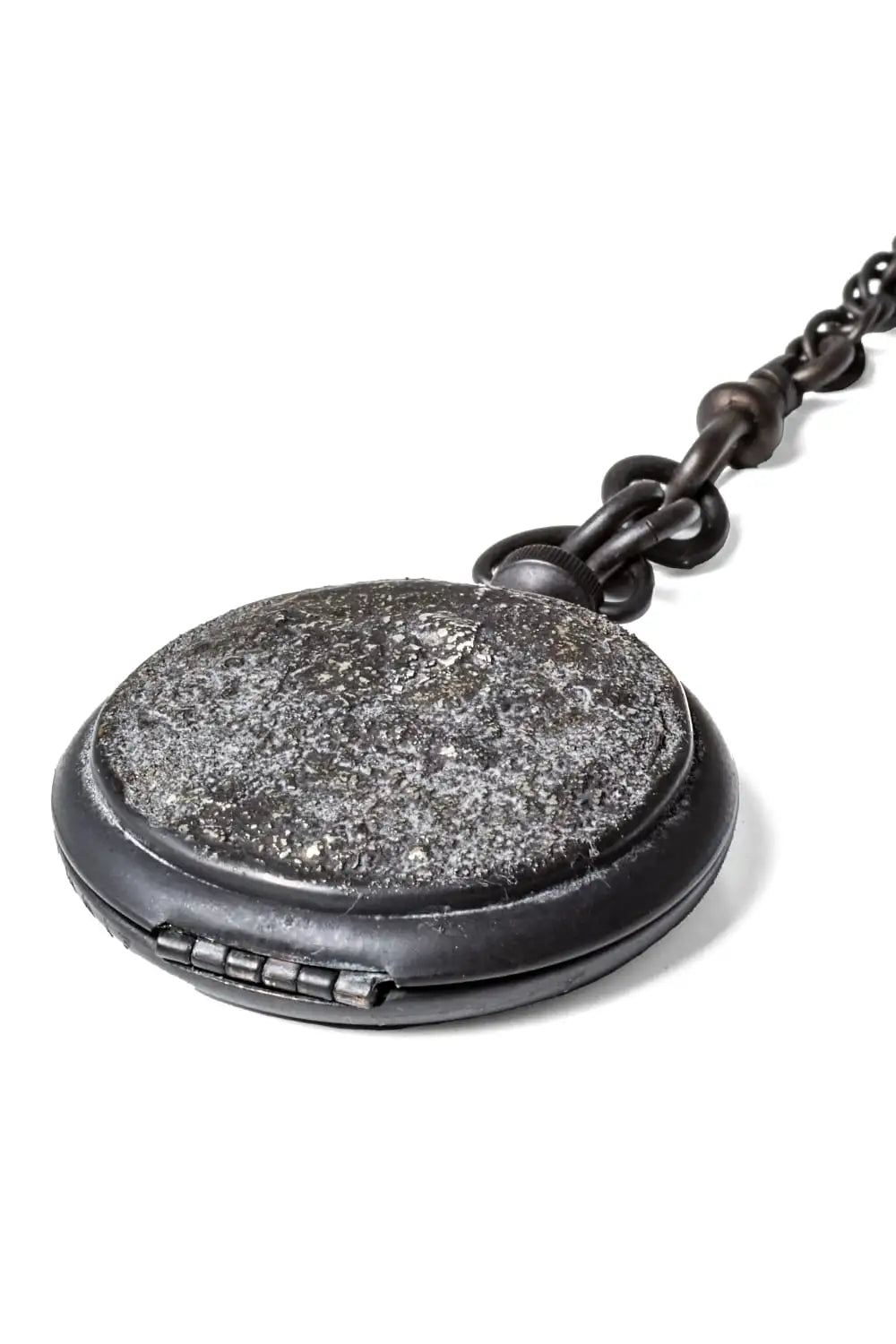 Meteoritic Texture Pocket Watch Style Pendent 04