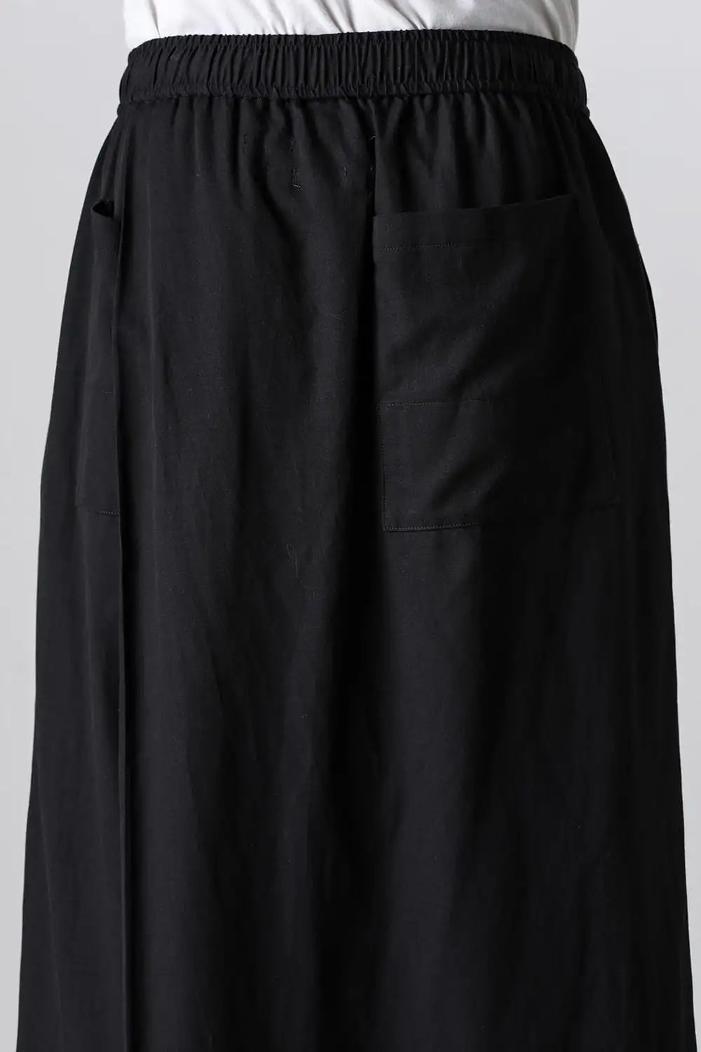 Rayon/Cotton Cloth Wide Pants