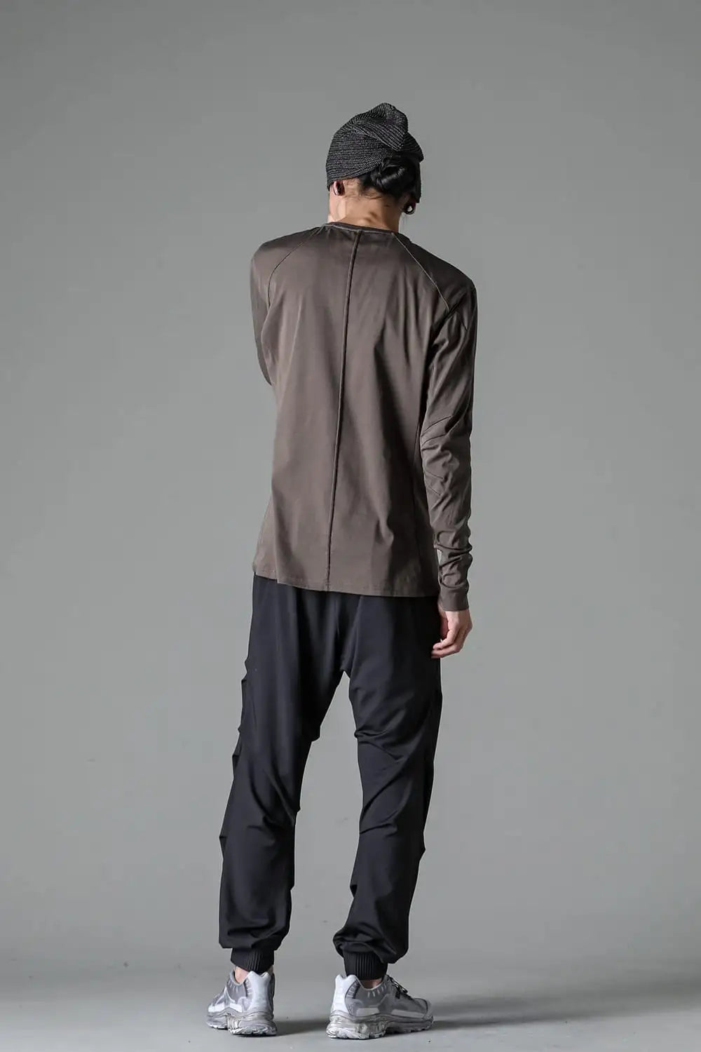 Jogger pants hybrid yarn jersey