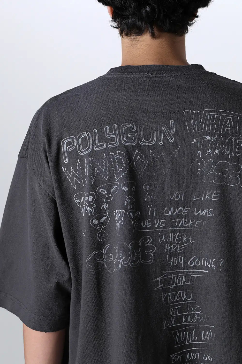 Distressed Tee Black