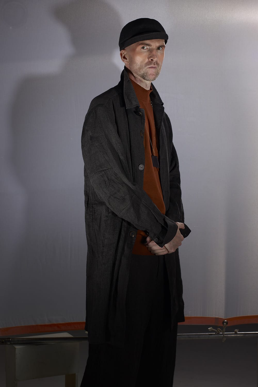 Knit high neck Cotton Hazel