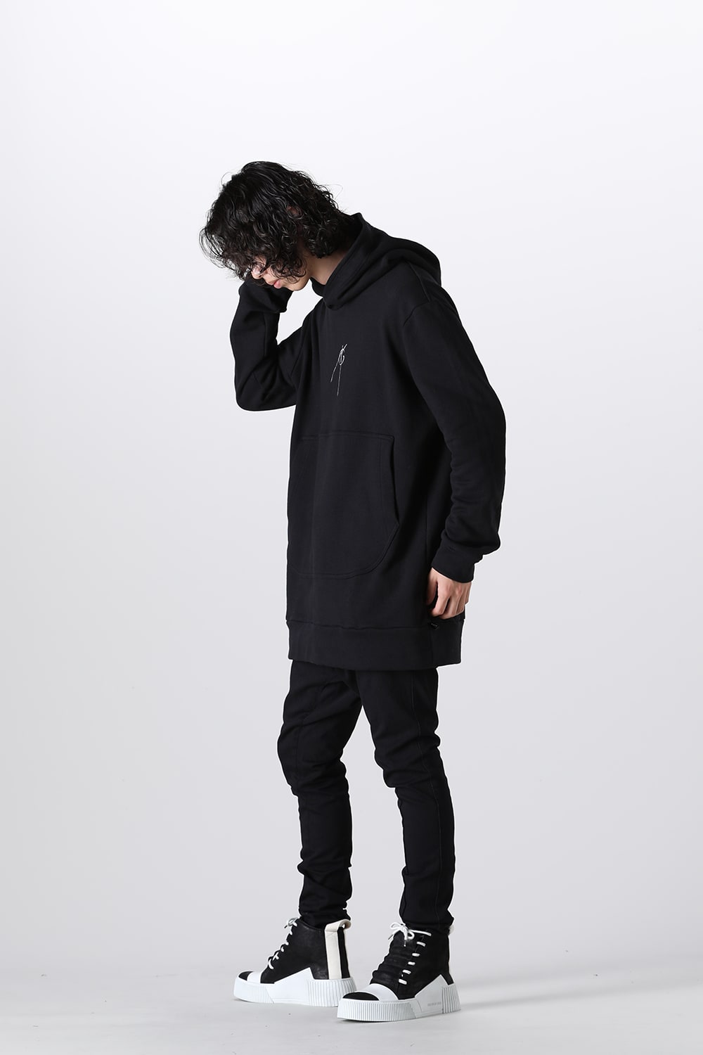 Organic Denim Darts SaruelPants Black