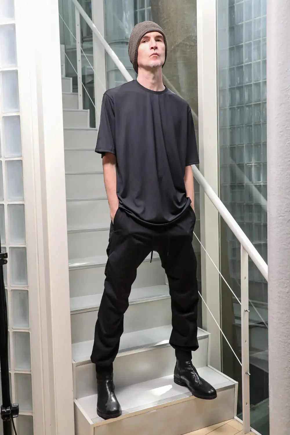 Jogger pants water repellent polyester