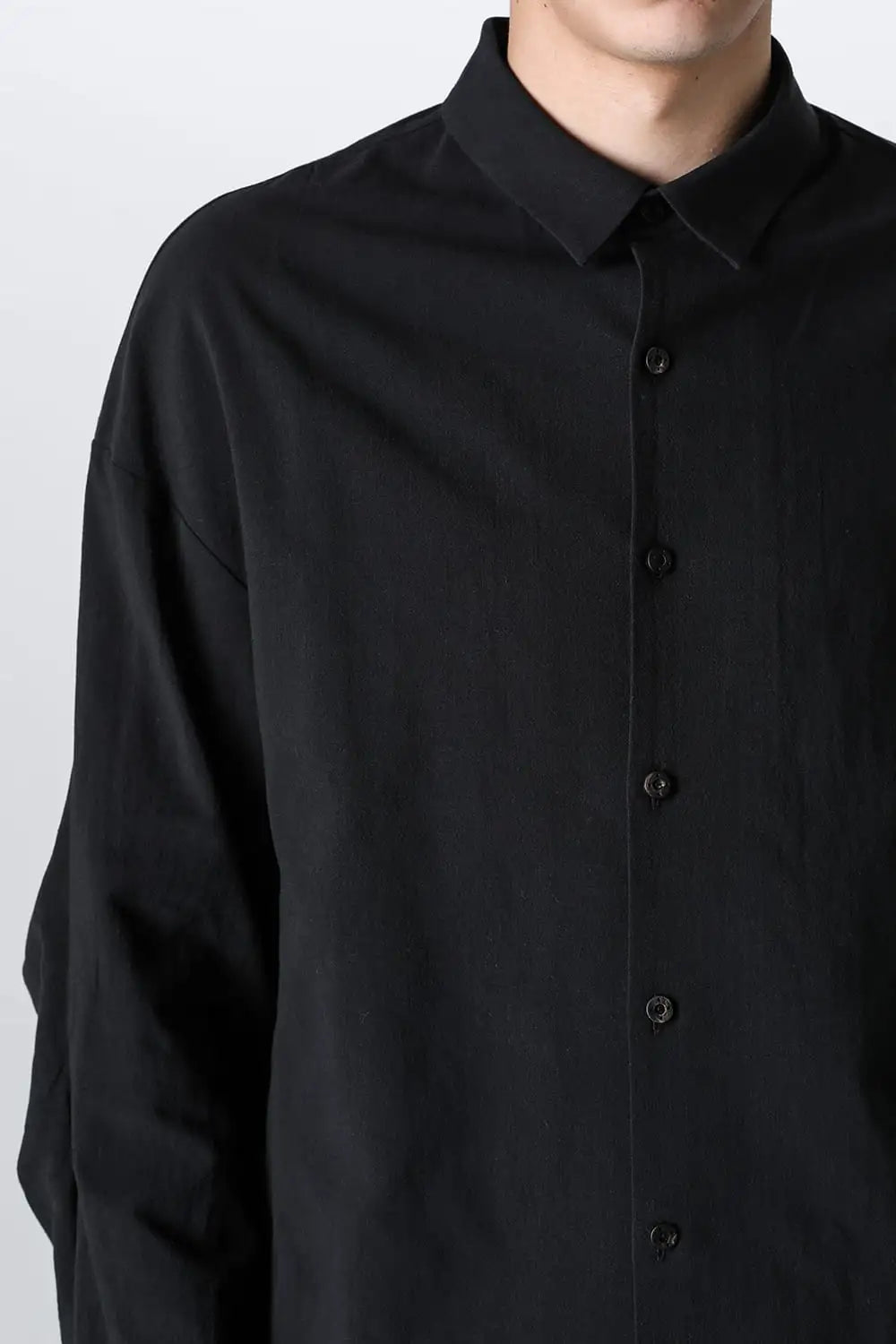 シャツ ルーズフィット コットンリネン