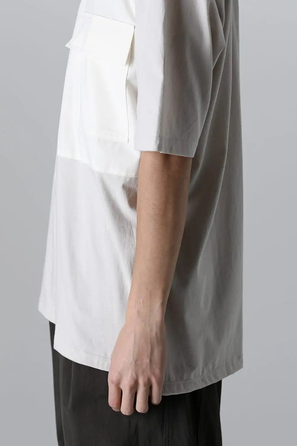 Cotton Jersey Pocket T-shirt  L.Gray