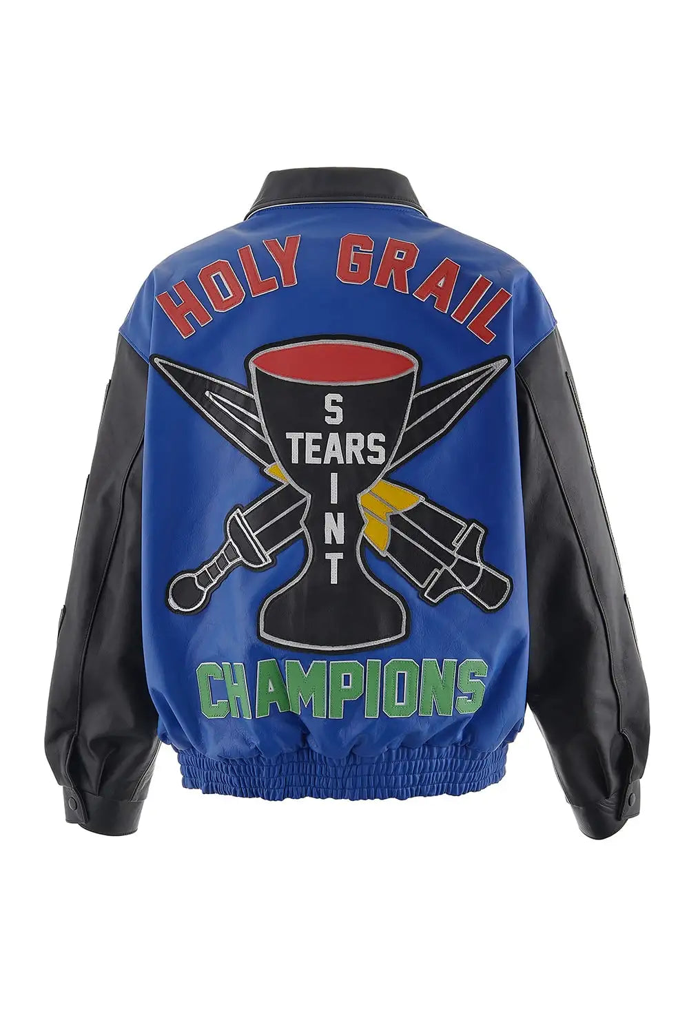 DENIM TEARS × SAINT Mxxxxxx HOLY GRAIL Varsity Jacket
