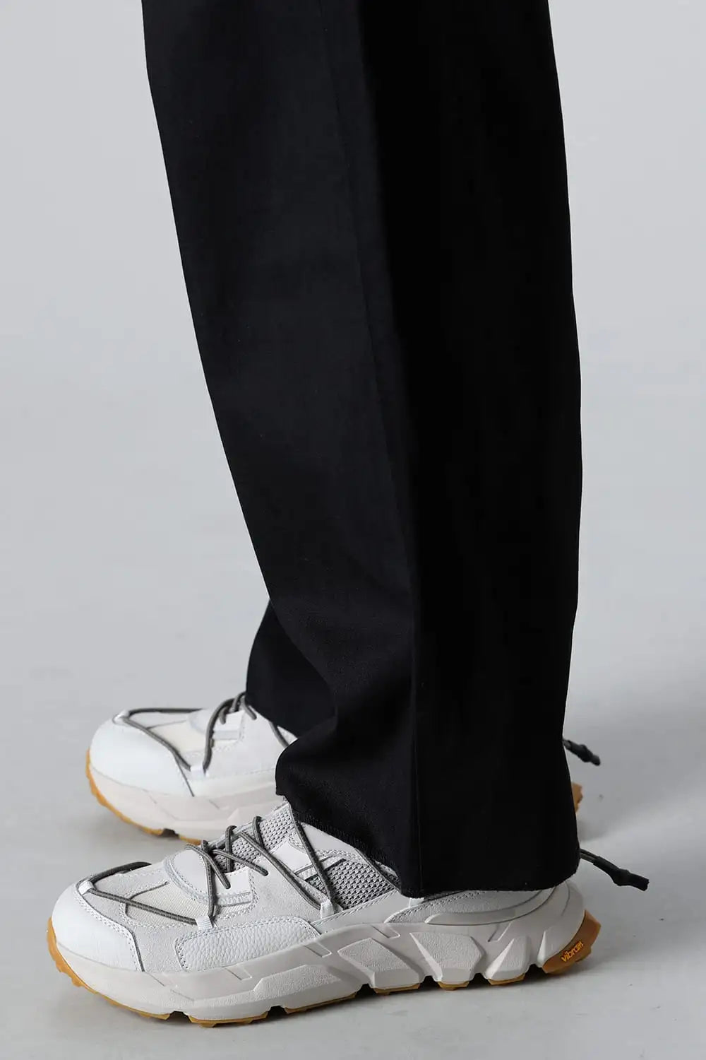 Denim Wide Pants  Black