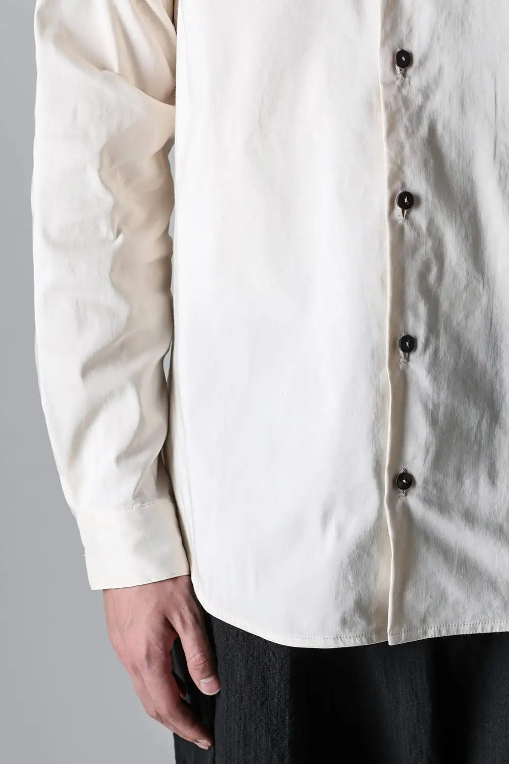 24SS-S1-SC : Yokeless Shirt Silk Cotton