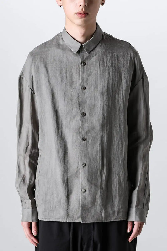 シャツ ルーズフィット ラミー Light Gray