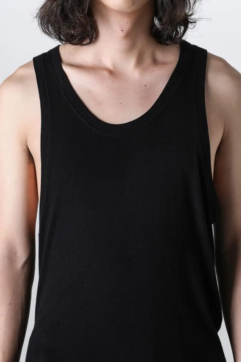 Rayon Stretch Rib Tank Top
