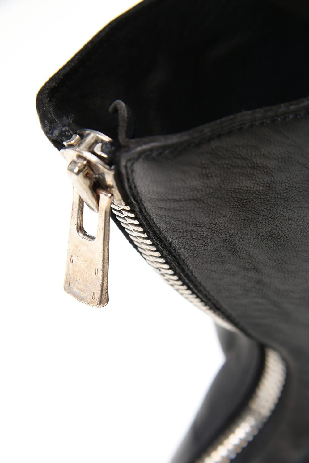 Middle Back Zip Boots Single Sole - Horse Full Grain Leather - 988